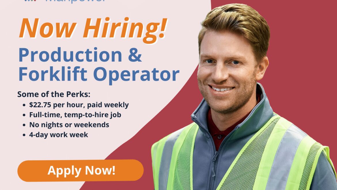 Production & Forklift Operator - Fort Fairfield