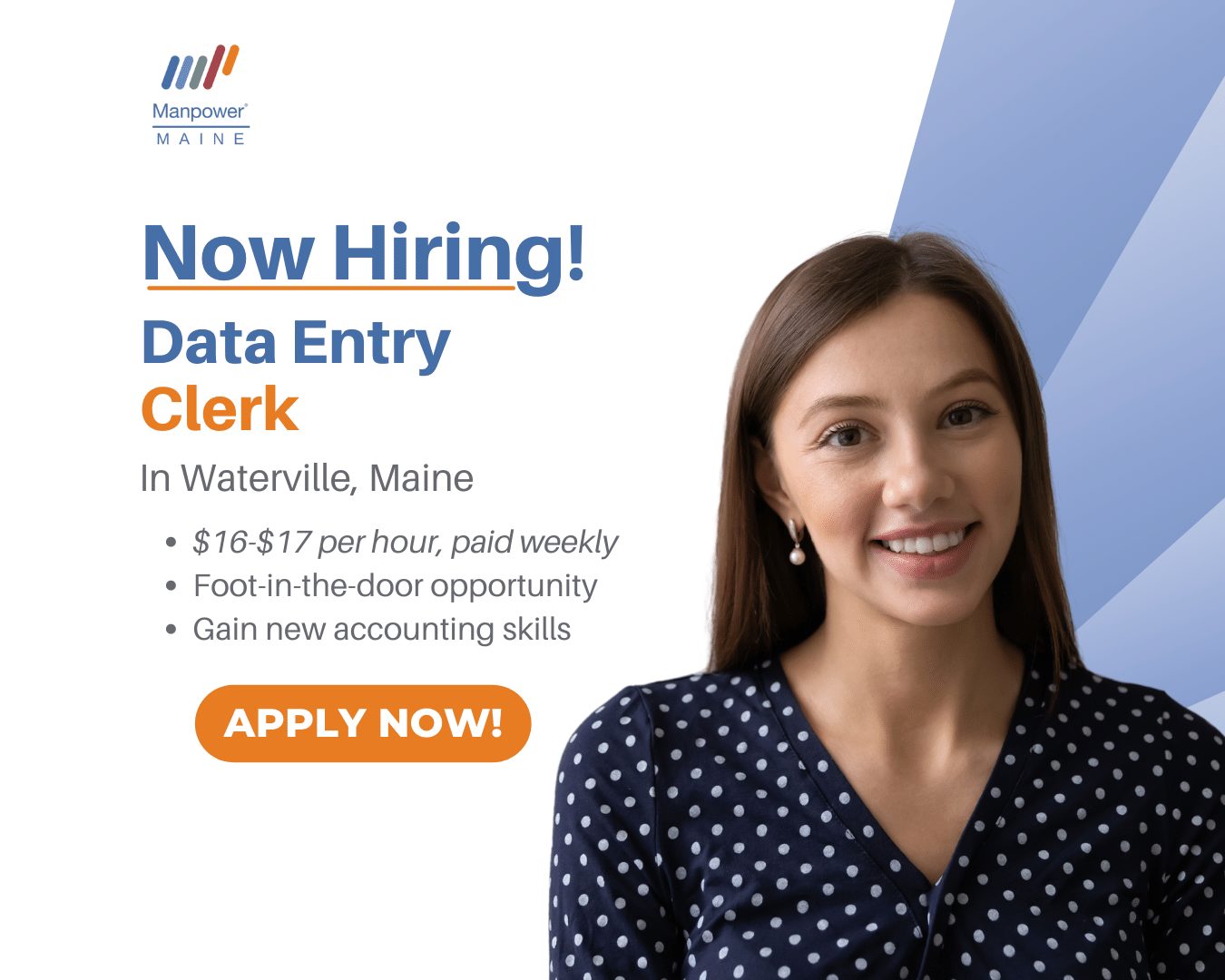 Data Entry Clerk - Waterville