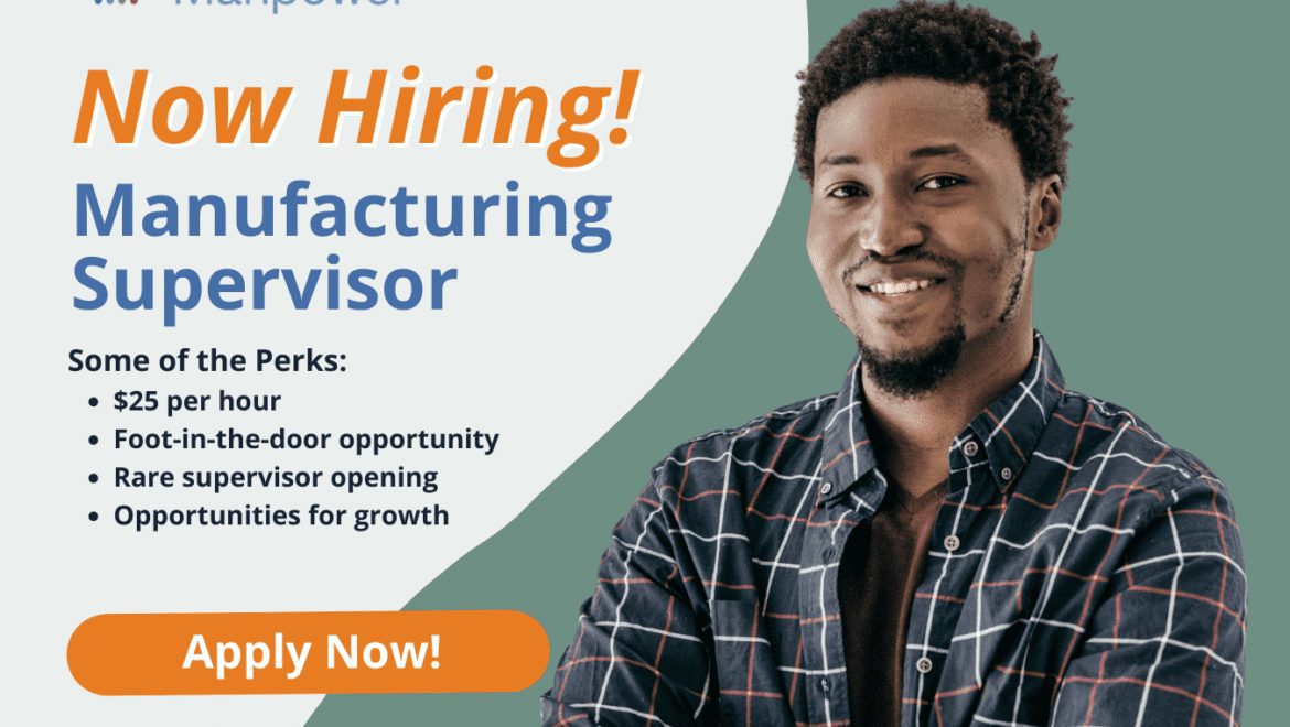 Manufacturing Supervisor - Auburn