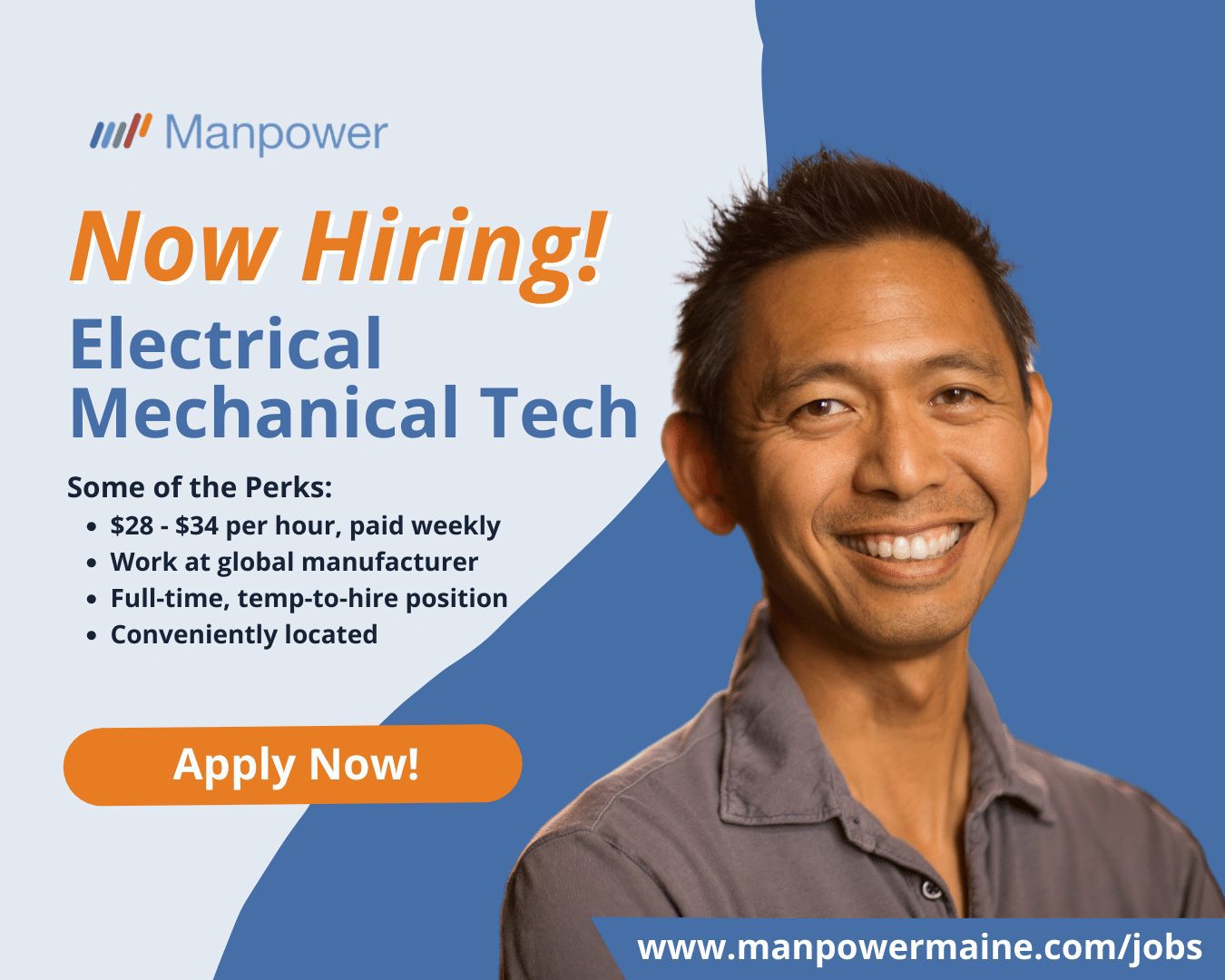 Electrical Mechanical Technician in Scarborough, Maine Manpower Maine
