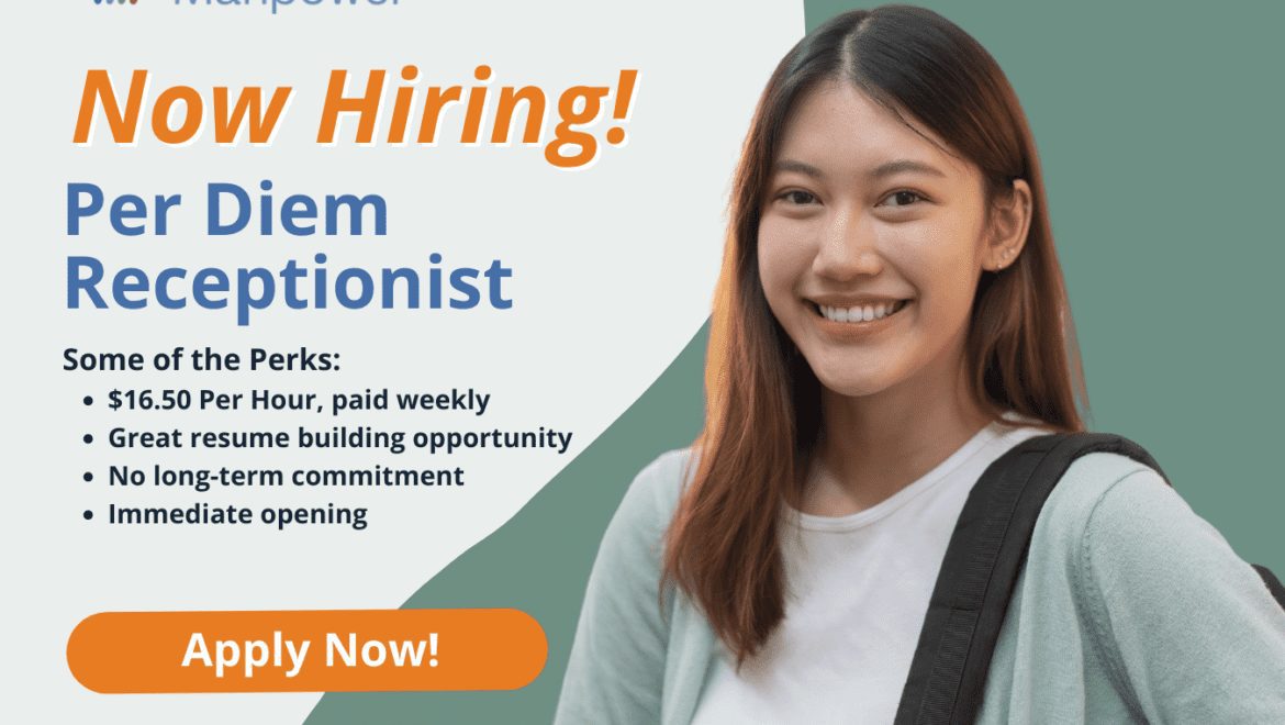 Receptionist Per Diem