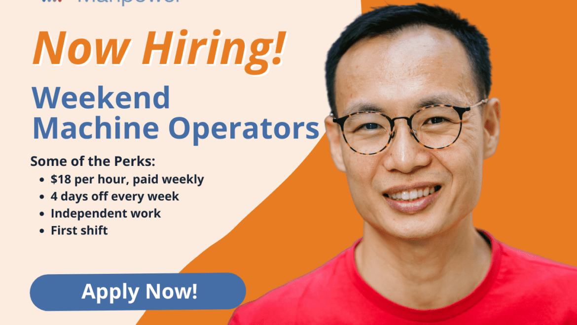 Weekend Machine Operators