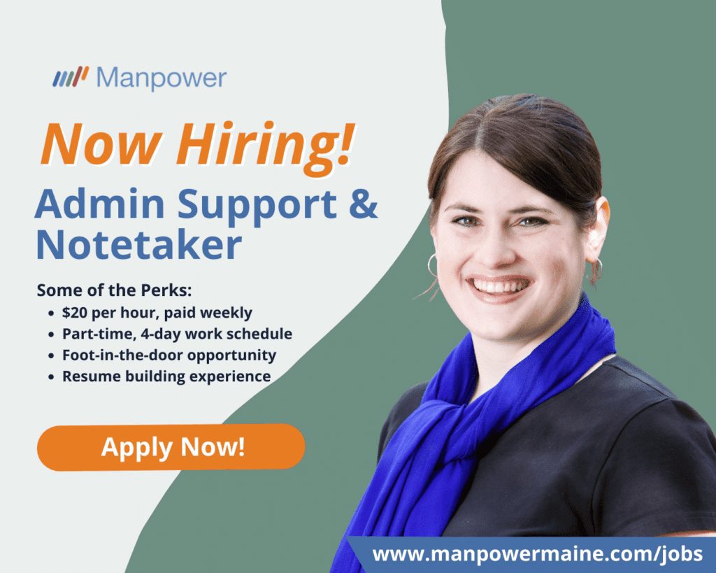 Admin Support & Notetaker - Waterville