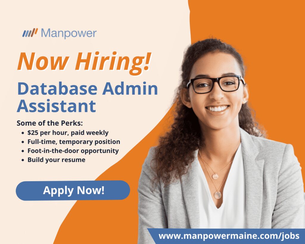 Database Administrative Assistant - Waterville