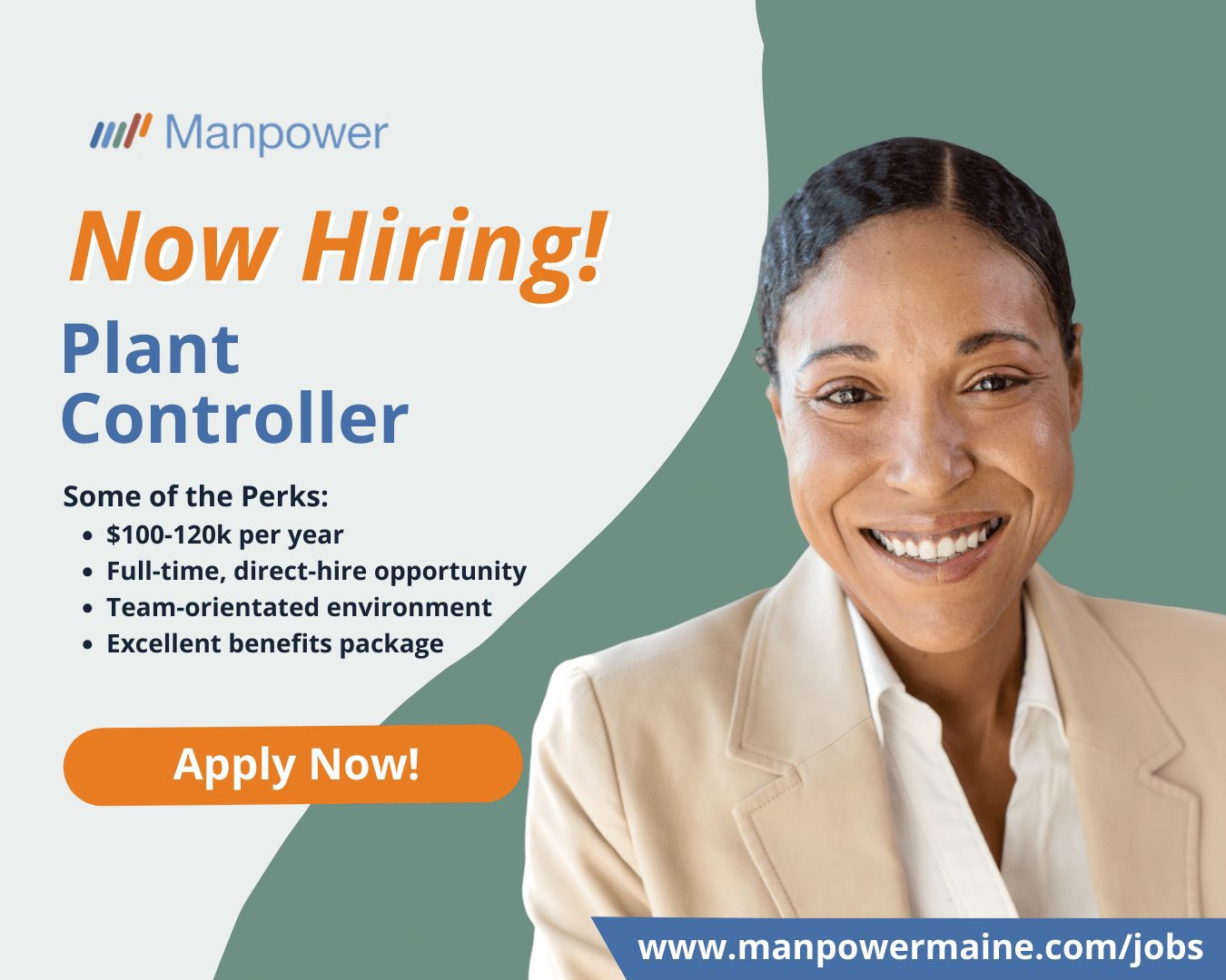 Plant Controller in Portland DirectHire Manpower Maine