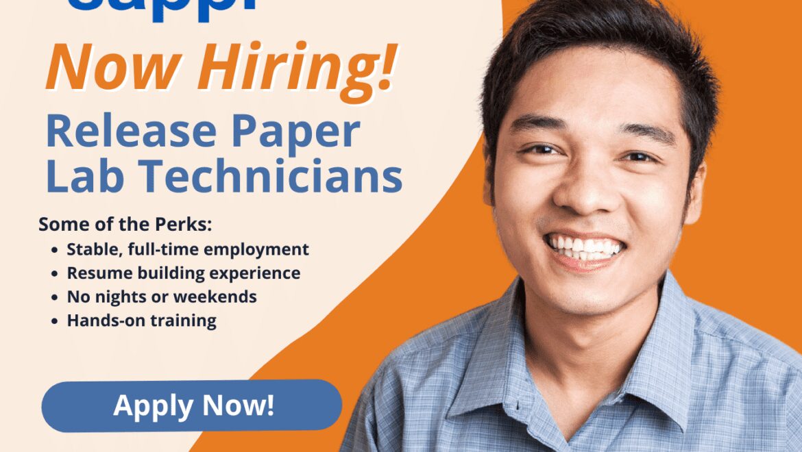 Release Paper Lab Technicians - Sappi