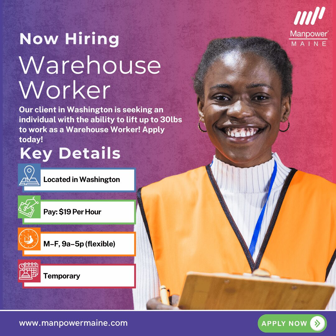 Warehouse Worker - Washington - Web Warehouse Worker - Washington - Web