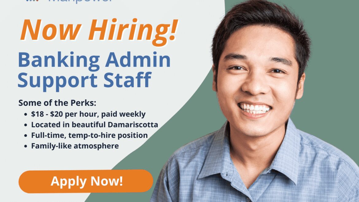 Banking Admin Support Staff