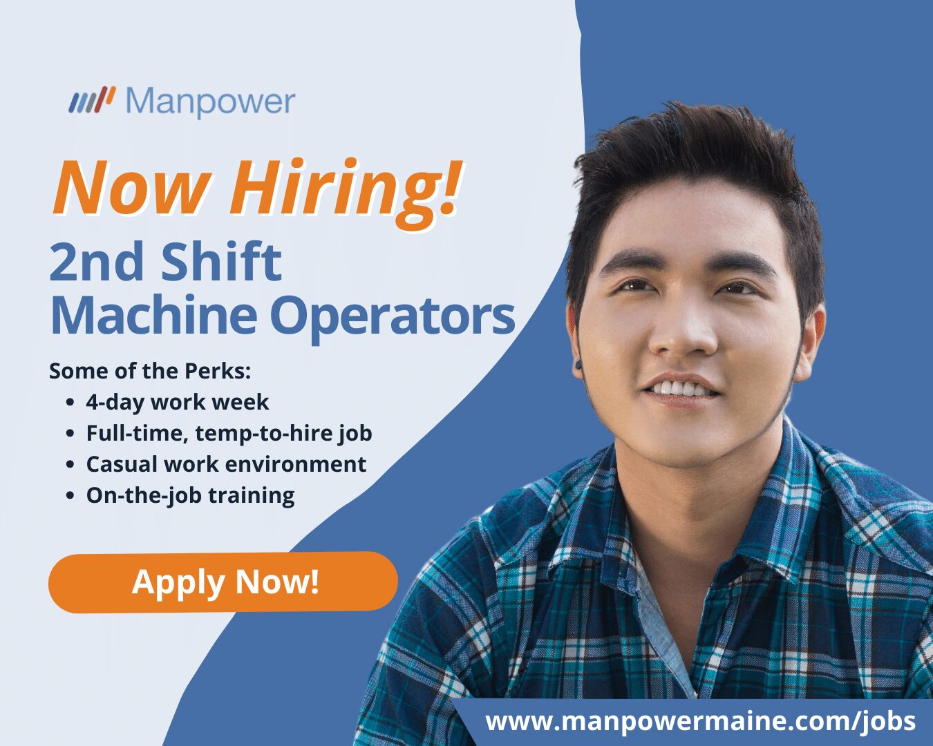 2nd Shift Machine Operators in Burnham, Maine Manpower Maine