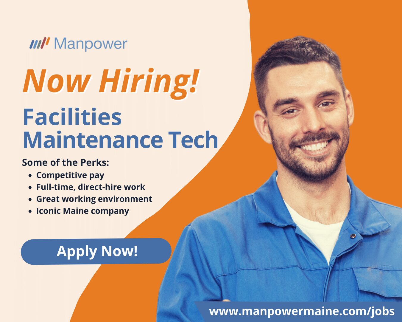 Facilities Maintenance Technician in Portland, Maine Manpower Maine