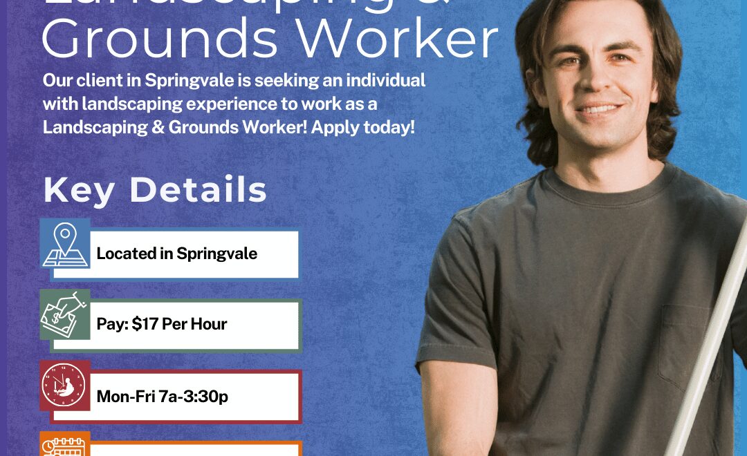 Landscaping & Grounds Worker - Springvale - FB