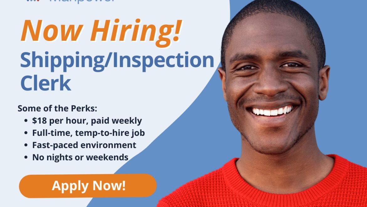 Shipping Inspection Clerk - Kennebunk