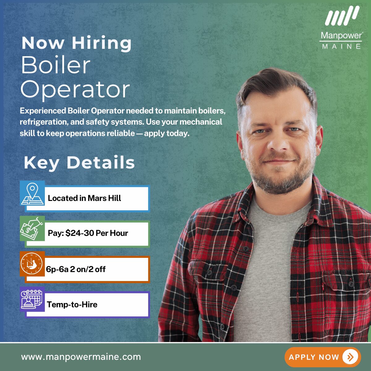 Boiler Operator - Mars hill - Website
