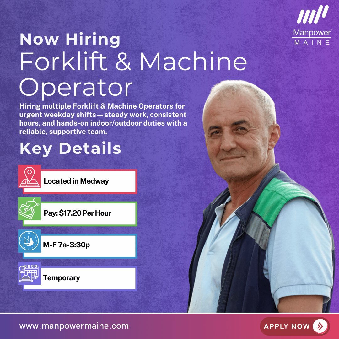 Forklift & Machine Operator - Medway - Web Forklift & Machine Operator - Medway - Web