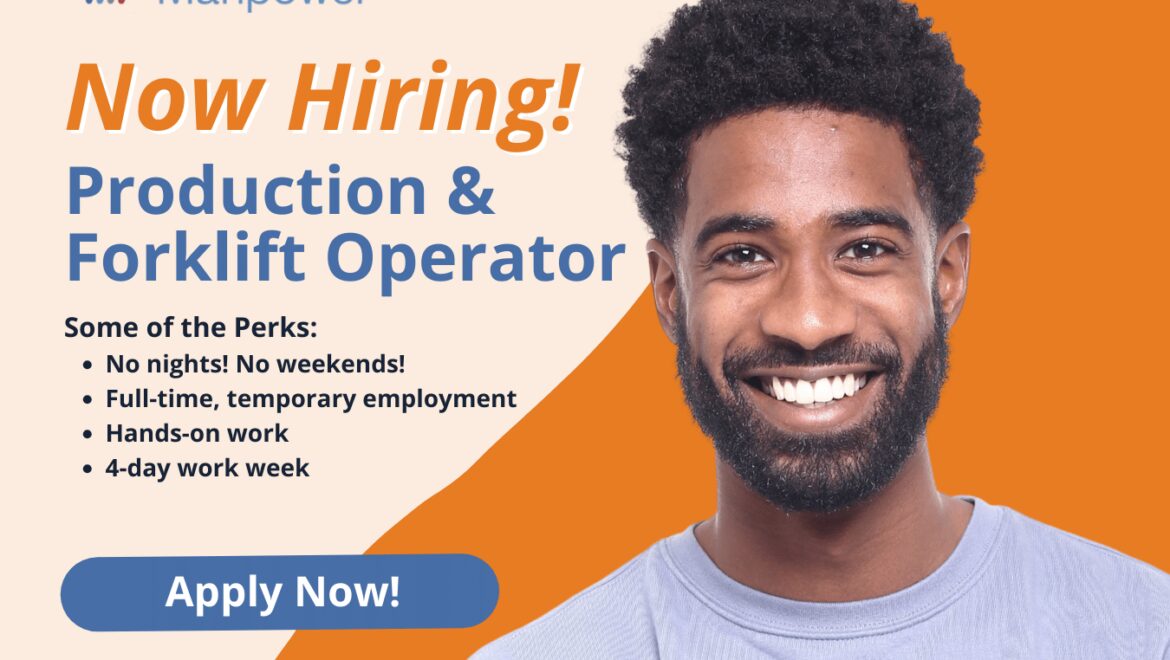 Production & Forklift Operator - Fort Fairfield