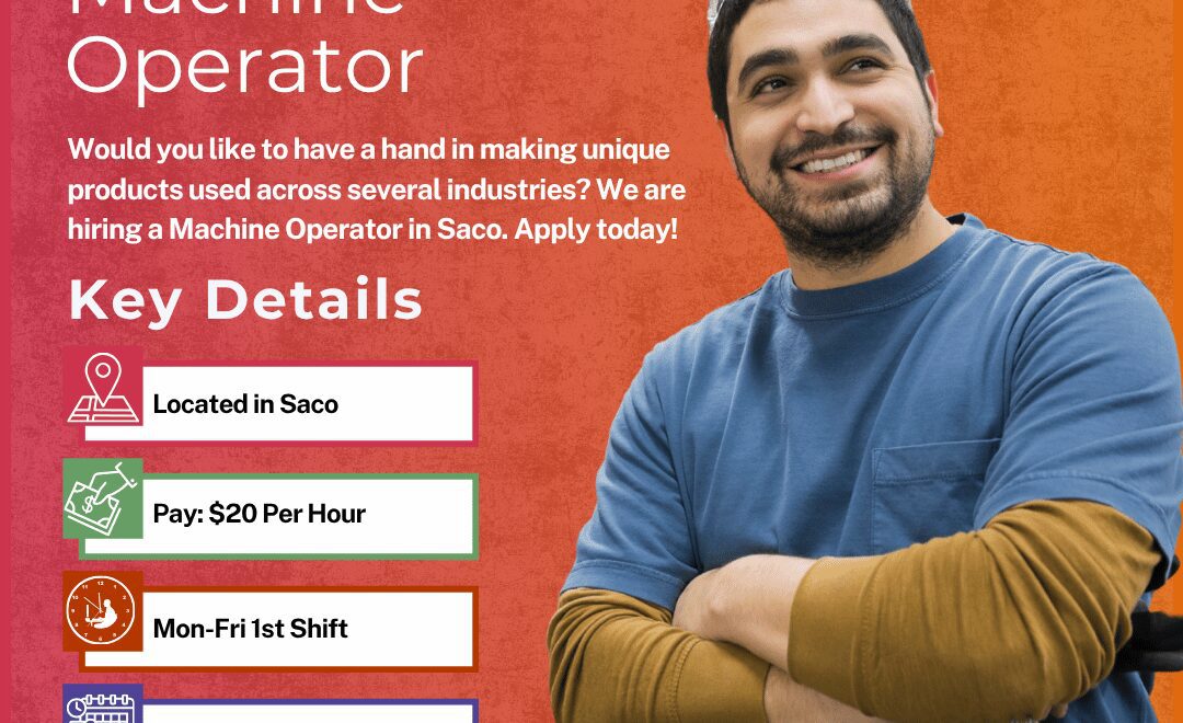 Machine Operator - Saco - Web