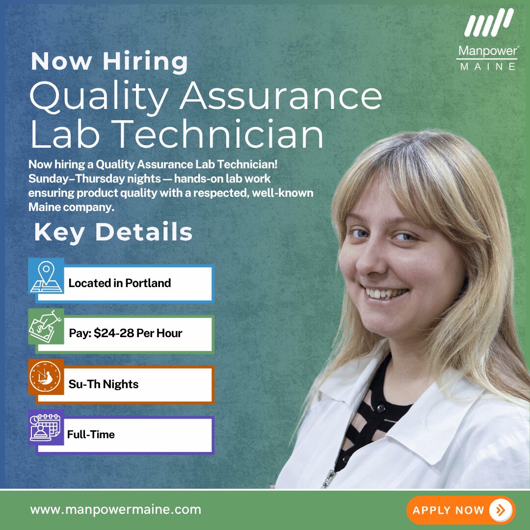 Quality Assurance Lab Technician - Portland - Web