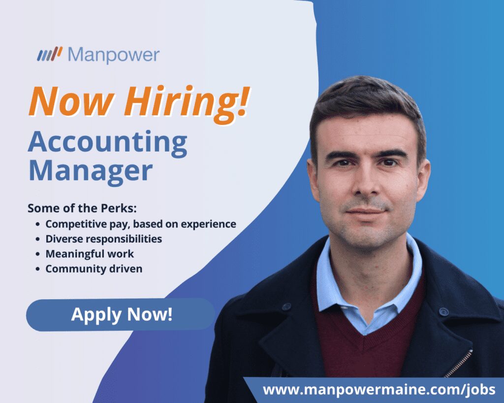 Accounting Manager in Presque Isle, Maine

Pay: Depends on experience
Schedule: Monday–Friday, 8:00 AM–4:00 PM
Assignment Length: Temp-to Hire

Are you an experienced accounting professional looking for a stable weekday schedule and a meaningful role in a mission-driven organization? We’re now hiring an Accounting Manager for a temp-to-hire opportunity in Presque Isle, Maine. This position plays a vital part in supporting community-based services by managing billing, payroll, banking, and budgeting functions.

What’s In It For You:
- Consistent Monday–Friday schedule (8:00 AM–4:00 PM)
- Temp-to-Hire opportunity with long-term potential
- Be part of a team that makes a difference in the local community
- Diverse and engaging responsibilities across financial operations

What You’ll Be Doing:
- Processing payroll and managing accounts receivable/payable
- Reconciling financial records and ensuring accuracy in all transactions
- Collaborating with department heads to track revenue and expenses
- Handling banking tasks and vendor invoice management
- Supporting compliance with MaineCare billing and payroll tax requirements

What You Bring to the Role:
- 3+ years of general accounting experience
- Bachelor’s Degree in Business, Accounting, or related field preferred (or equivalent education/experience)
- Proficiency in accounting software and general bookkeeping
- Strong understanding of payroll tax and MaineCare billing
- Excellent attention to detail and interpersonal communication skills

If you're ready to bring your accounting expertise to a role that blends financial skill with community impact, we want to hear from you!

Apply Online: see below
Call/Text 'PIACCT' 207-554-4376
Email: aroostook.me@manpower.com 

Job ID: 5715170

#PBNOME