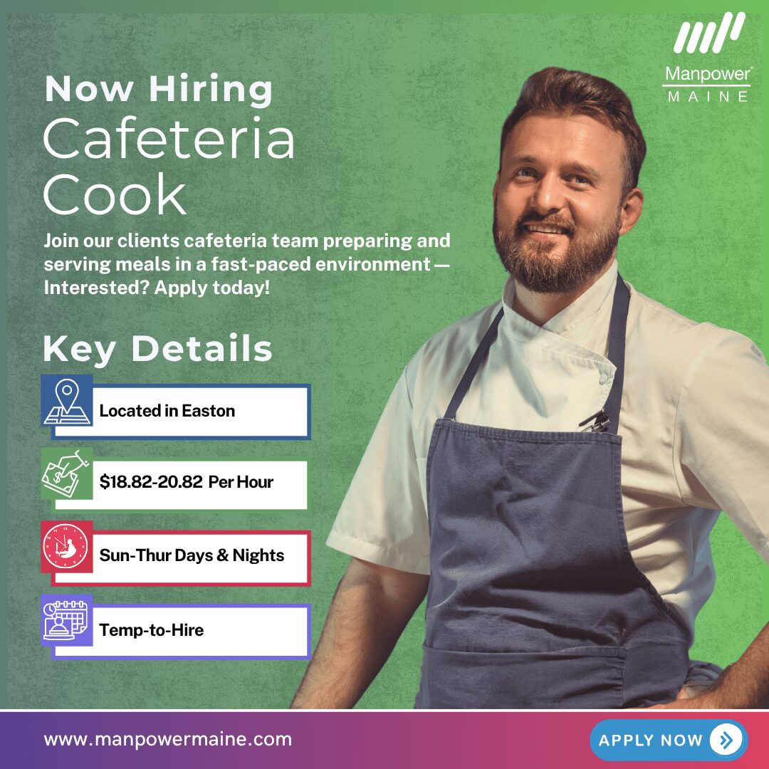 Cafeteria Cook - Easton- Web Cafeteria Cook - Easton- Web