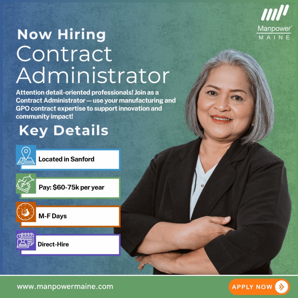 Contract Administrator - Sanford - Web