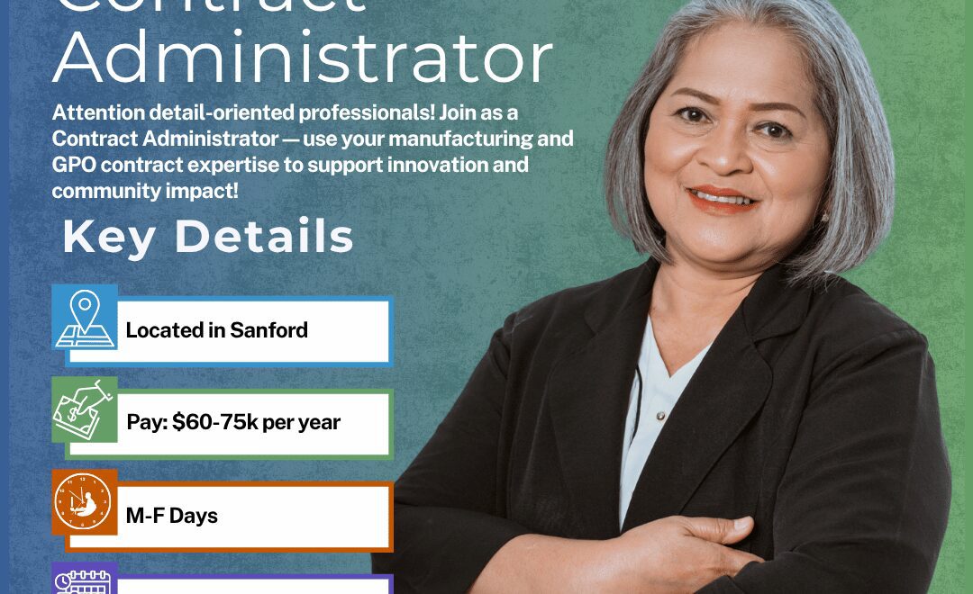 Contract Administrator - Sanford - Web