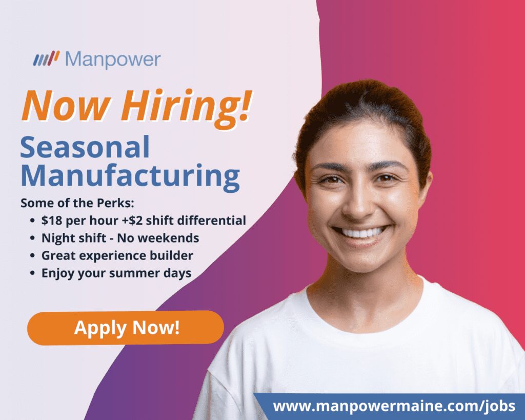 Seasonal Night Shift Manufacturing & Production – Entry-Level Opportunities

Location: Greater Gray / New Gloucester Area
Pay: $18 per hour + $2 shift differential
Schedule: Monday–Thursday | 4:00 PM – 3:00 AM
Assignment Length: Seasonal – ending prior to October

Looking to earn some money this summer? Ready to get hands-on experience in a fast-paced, team-driven environment? Whether you’re a high school student looking for your first job or just looking for seasonal work, this could be your perfect opportunity.

We’re hiring Seasonal Manufacturing & Production Specialists to join a local manufacturing team for the night shift. If you can follow instructions, work well with others, and are ready to learn—we want to hear from you!

Perks of the Position:
- $18 per hour +$2 per hour shift differential 
- Paid weekly
- Work nights and leave your days for summer fun
- 4-day work week - giving you weekends off for more summer fun
- Professional and encouraging environment
- Clean & tidy work environment
- No experience required 

What You’ll Do:
- Follow written and verbal instructions to assemble and build electro-mechanical products
- Use simple measuring tools and set up basic equipment and fixtures
- Move materials and products between work areas
- Keep your work area clean and organized
- Stay on top of paperwork and follow safety and security guidelines

What We’re Looking For:
- Able to speak, read, and write clearly in English
- Comfortable lifting 30–35 lbs a few times each hour
- Willing to take a vision and dexterity assessment (required before starting)
- Basic computer skills
- Positive attitude and a team-player mindset

Education:
- Currently in high school? Great—you’re encouraged to apply now for summer positions!
- Otherwise, a high school diploma or equivalent is required

This is a great opportunity to gain real work experience, build your resume, and earn competitive pay on a night shift schedule that leaves your days wide open.

Ready to roll up your sleeves and join the team? Apply today—seasonal spots fill up fast!

Apply Online: See Below
Call/Text 