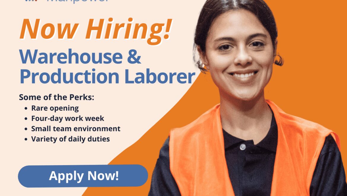 Warehouse & Production Laborer - Pittsfield