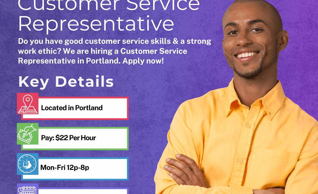 Customer Service Representative - Portland - Web