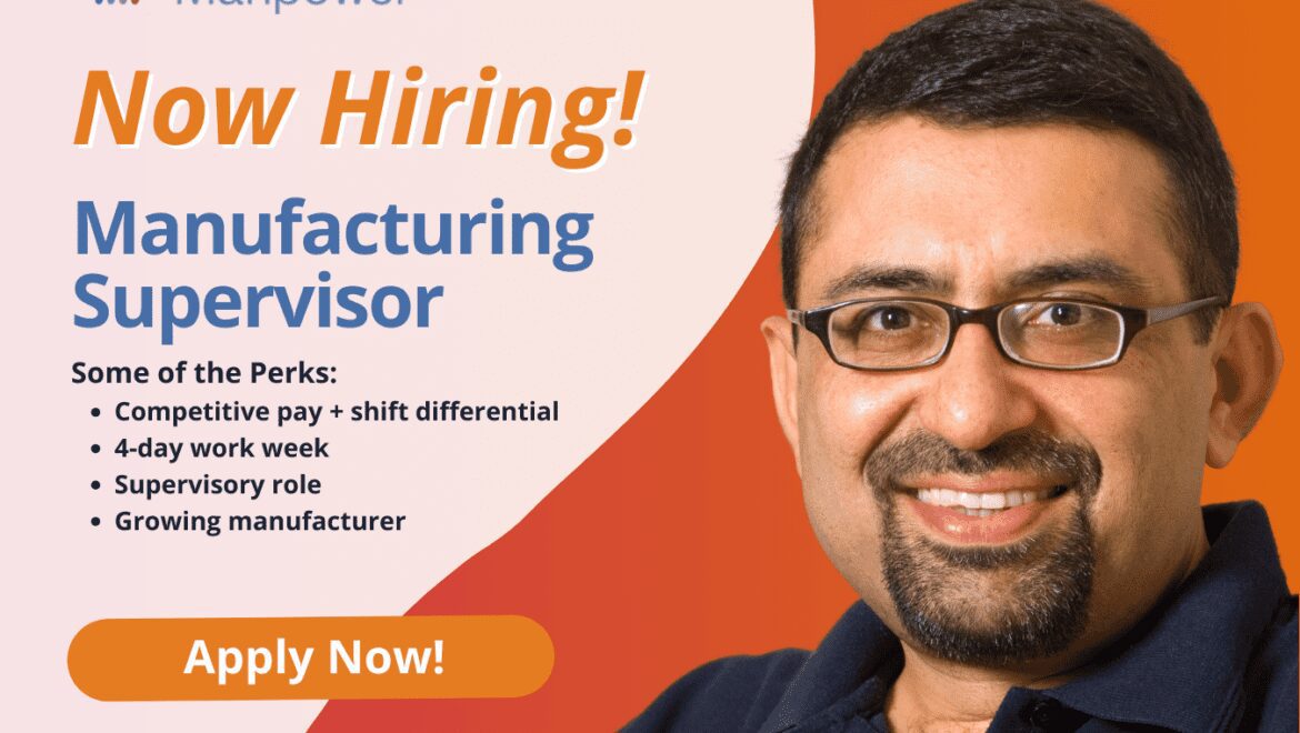 Manufacturing Supervisor - Gray