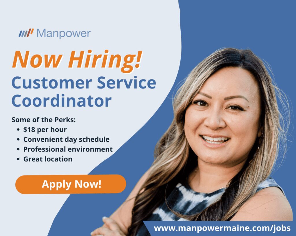 Customer Service Coordinator

Pay Rate: $18.00/hour
Schedule: Full-Time, 1st Shift
Assignment Length: Temp-to-Hire (T2H)

We are seeking a Customer Service Coordinator with strong communication, organizational, and computer skills to join a top area employer. You will start this job at their facility in Kennebunk and then early this fall transfer to their new facility in Sanford. 

This is more than just a job—it’s a pathway to a stable, long-term career. With Temp-to-Hire potential and full benefits upon permanent placement, you’ll be part of a team that values your growth and success.

Some of the Perks:
- $18 per hour, paid weekly
- Convenient 1st shift schedule
- Great location in Kennebunk
- Opportunity to be hired on permanently
- Generous benefits package if hired-on

Key Responsibilities:
- Respond to customer inquiries via phone and email
- Coordinate expedited and in-house orders with production supervisors and customers
- Maintain and update department spreadsheets
- Track Work-In-Progress (WIP) and lead times
- Generate WIP reports using QuickBooks
- Create and send formal quotes to customers

Required Skills & Qualifications:
- High School Diploma or equivalent
- Excellent verbal. written communication, and organizational skills
- Strong interpersonal and customer service skills
- Intermediate computer proficiency and keyboarding skills
- Proficiency in Microsoft Office Suite (Excel, Word, Outlook)
- Detail-oriented with strong organizational skills
- Self-starter with a positive, enthusiastic attitude

If you're looking for a role where your skills are valued and your growth is supported, this is the opportunity for you. Apply today and take the first step toward a rewarding career!

Apply Online: See Below
Call/Text ‘CS KENN’ to 207-284-0595
Email: Biddeford.me@manpower.com

Job ID: 50883572