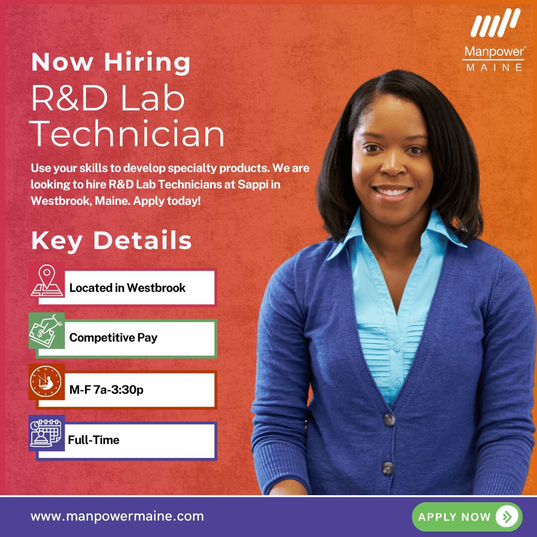 R&D Lab Technician - Westbrook - Web