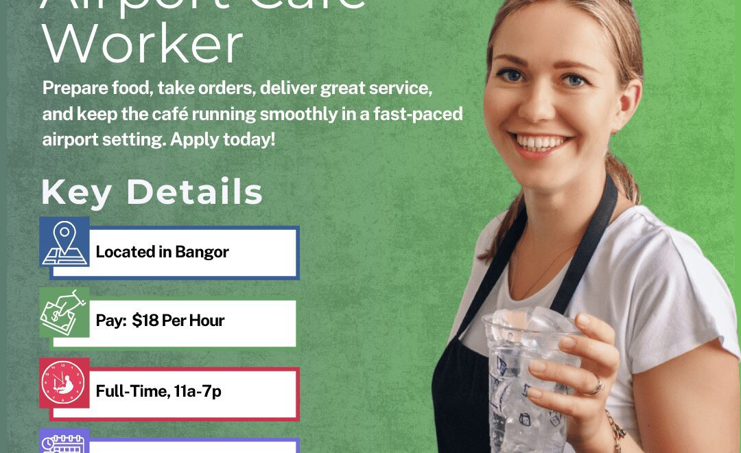 Airport Cafe Worker - Bangor - Web