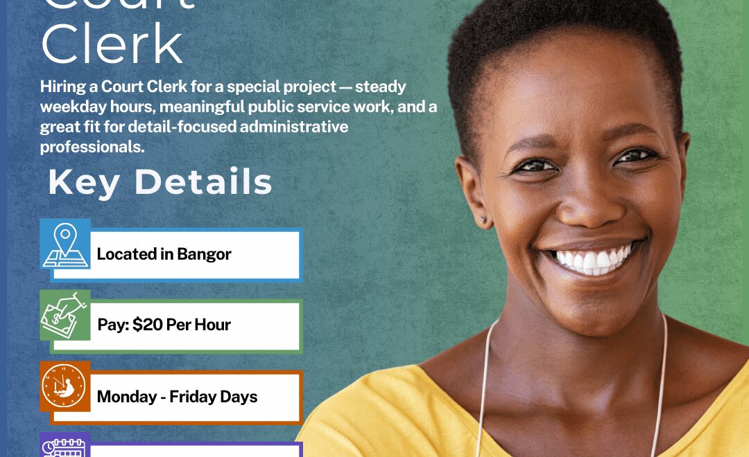 Court Clerk - Bangor - Web