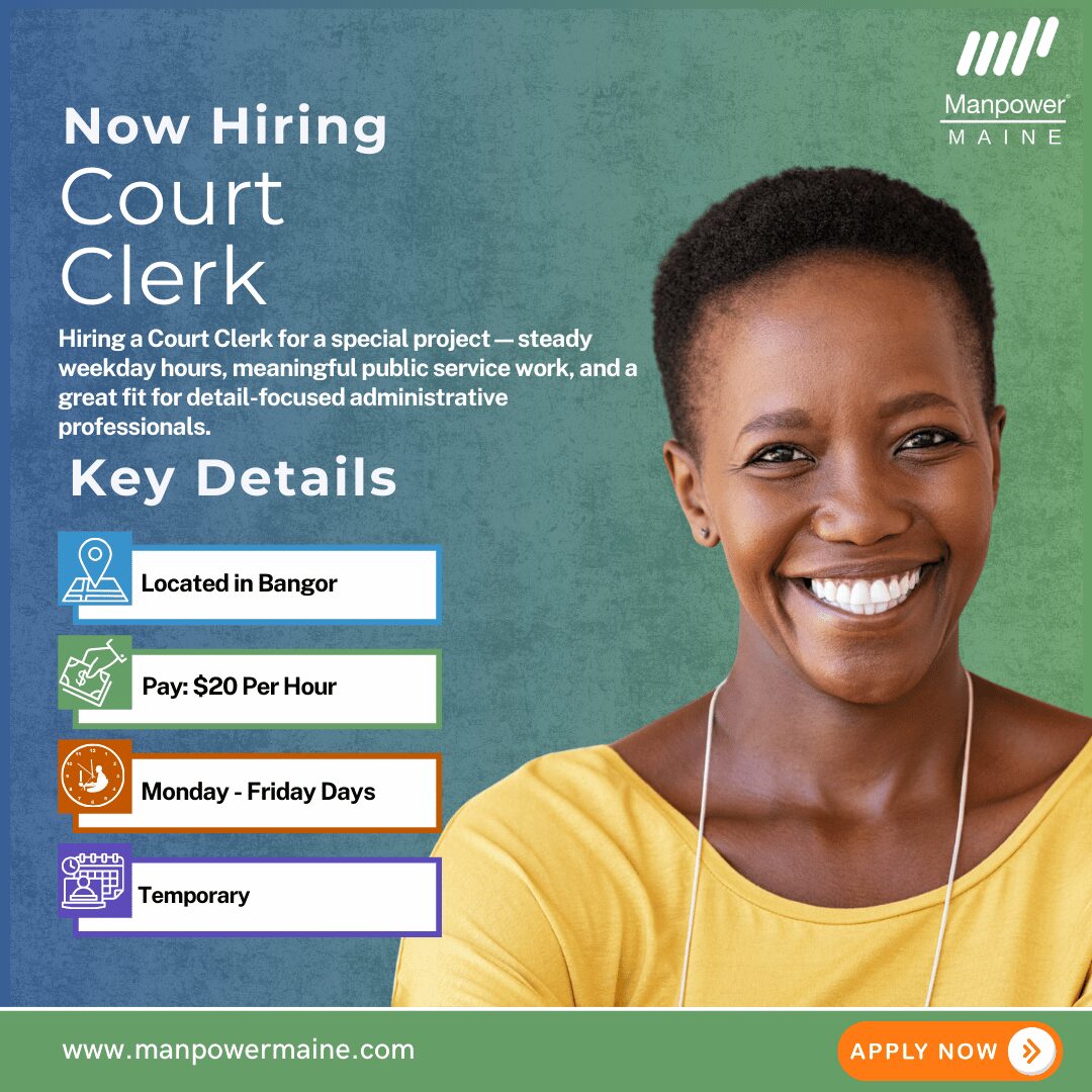 Court Clerk - Bangor - Web Court Clerk - Bangor - Web