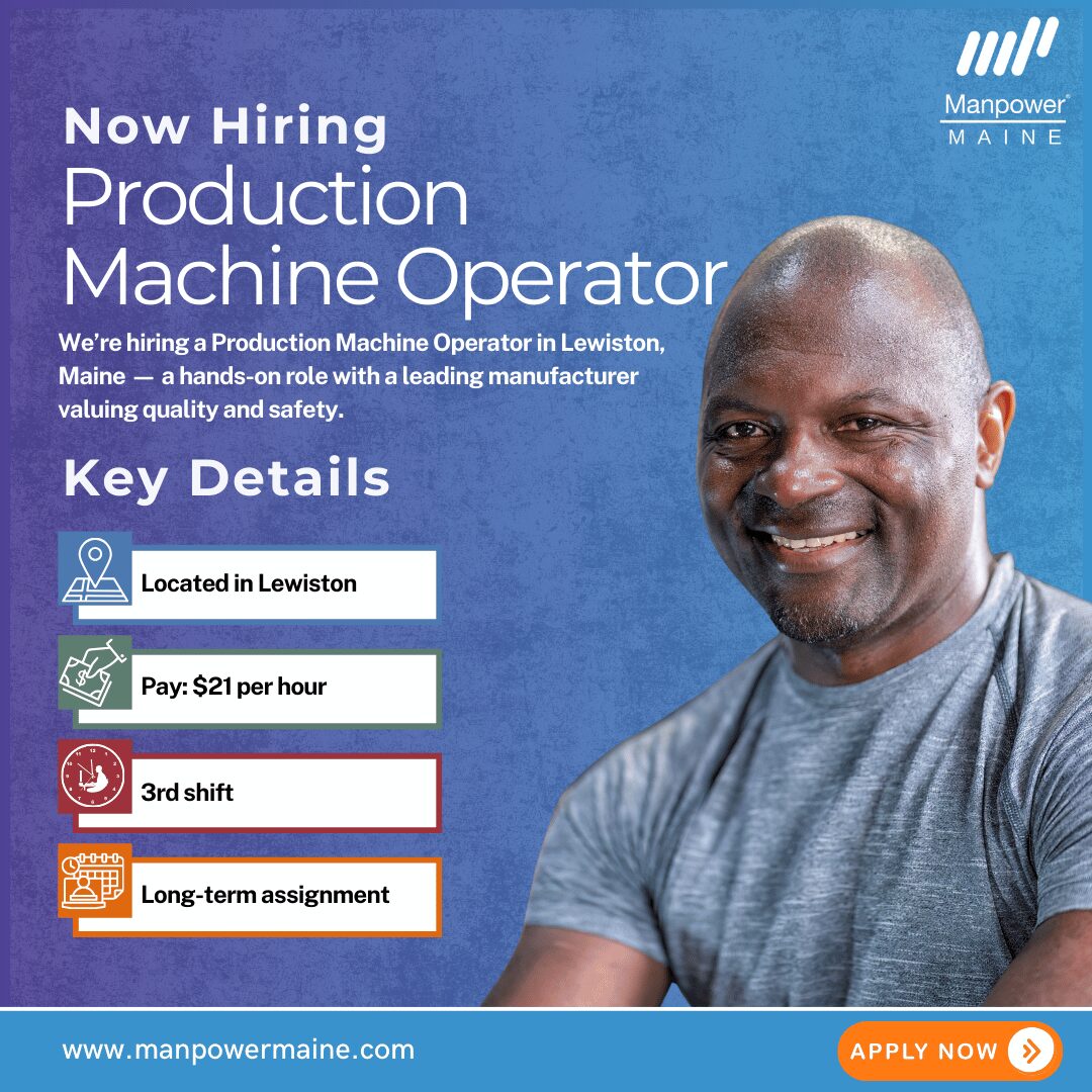 Production Machine Operator - Lewiston - Web