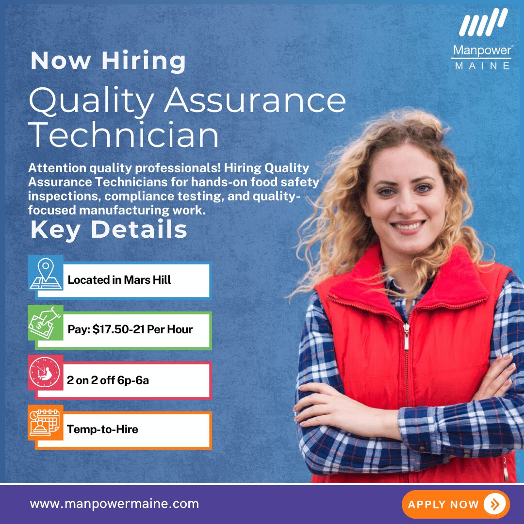 Quality Assurance Technician - Mars HIll - Web