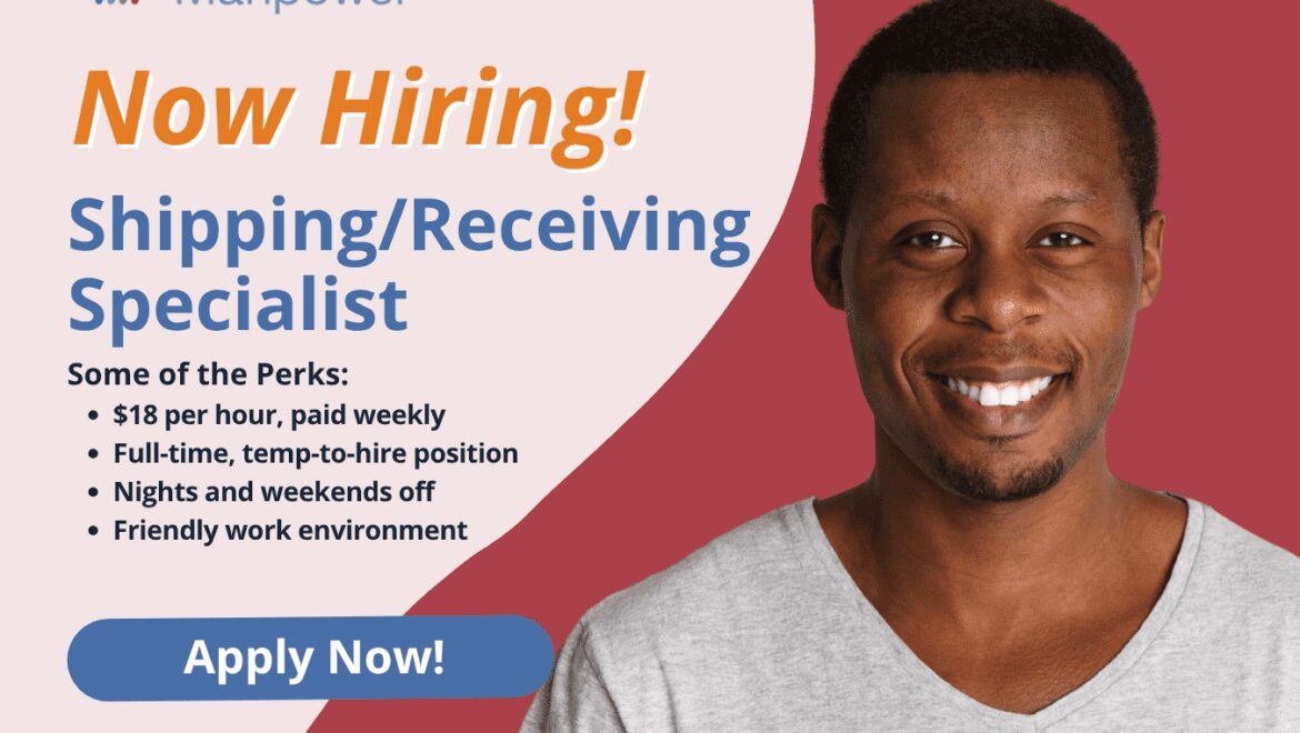 Shipping & Receiving Specialist - Gray
