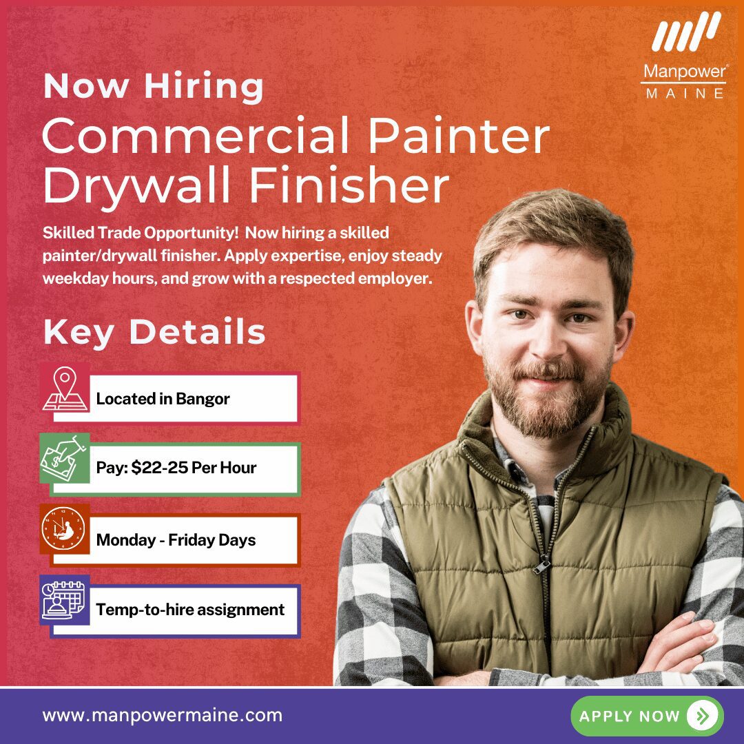 Commercial Painter Drywall Finisher - Bangor - Web