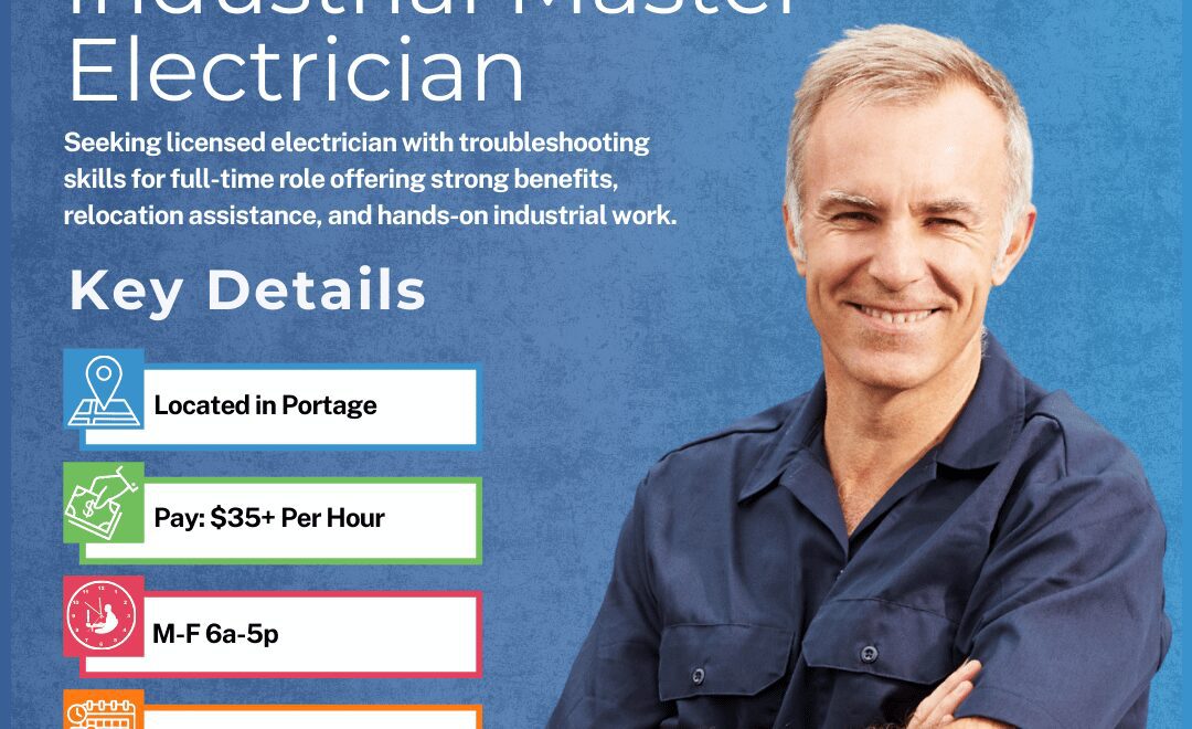 Industrial Master Electrician - Portage - Web