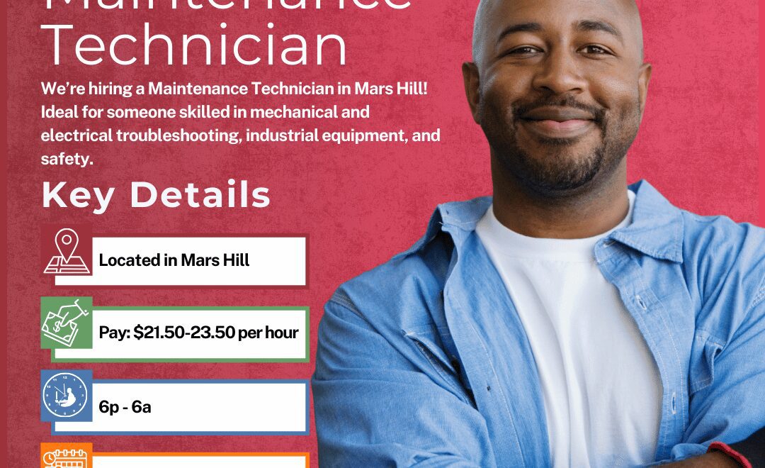 Maintenance Technician - Mars Hill- Web