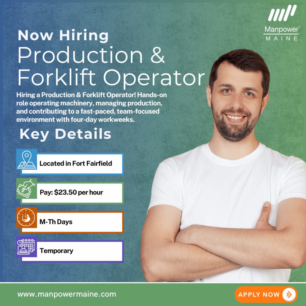Production & Forklift - Fort Fairfield - Web