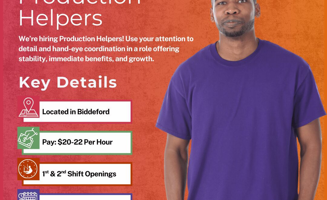 Production Helpers - Biddeford - Web