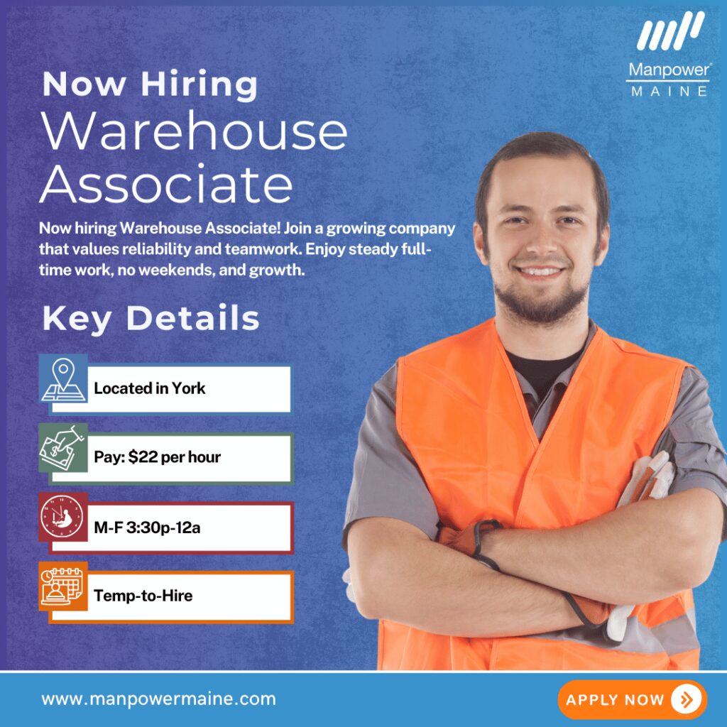 Warehouse Associate - York - Web