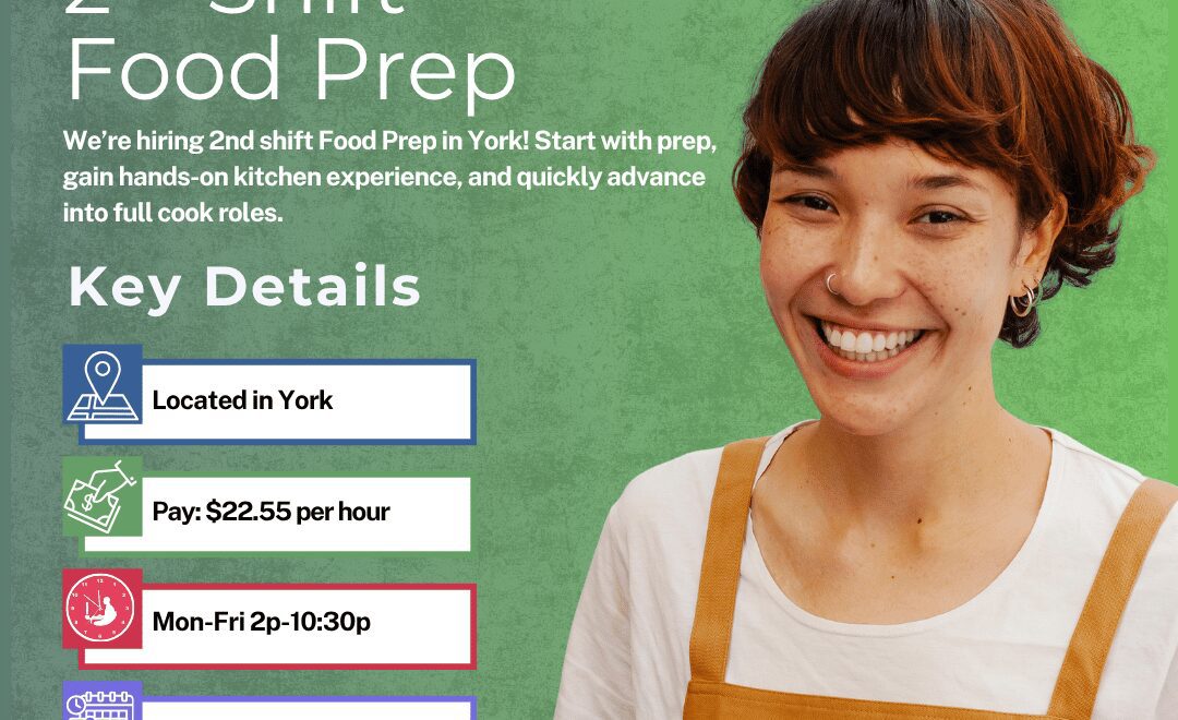 2nd Shift Food Prep - York - Web