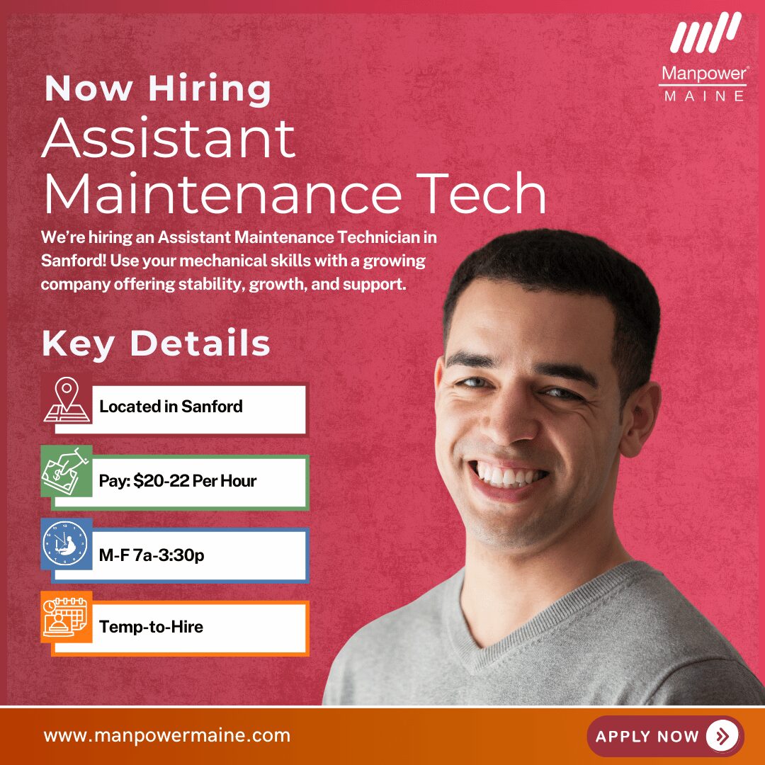 Assistant Maintenance Tech - Sanford - Web Assistant Maintenance Tech - Sanford - Web