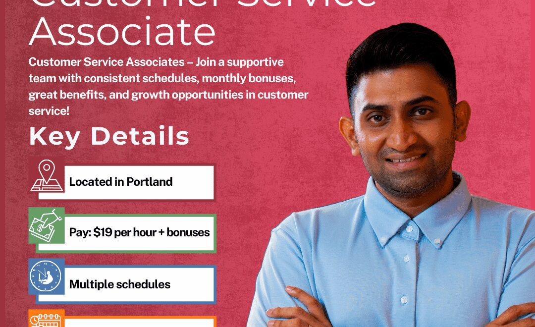 Customer Service Associate - Portland - Web