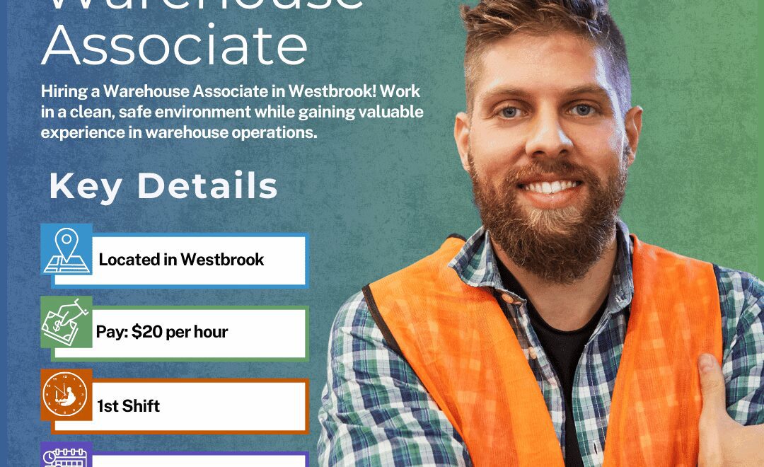 Warehouse Associate - Westbrook - Web