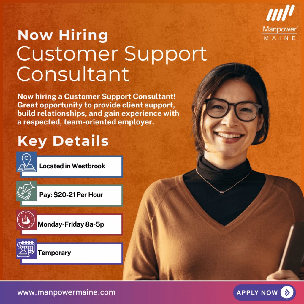 Customer Support Consultant - Westbrook - Web