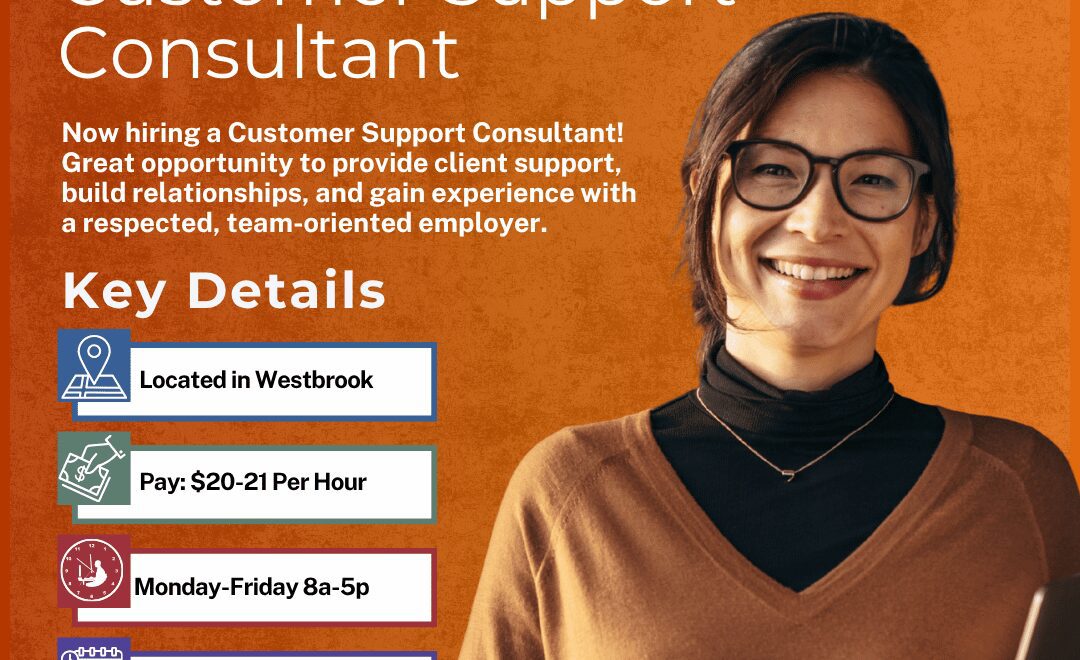 Customer Support Consultant - Westbrook - Web