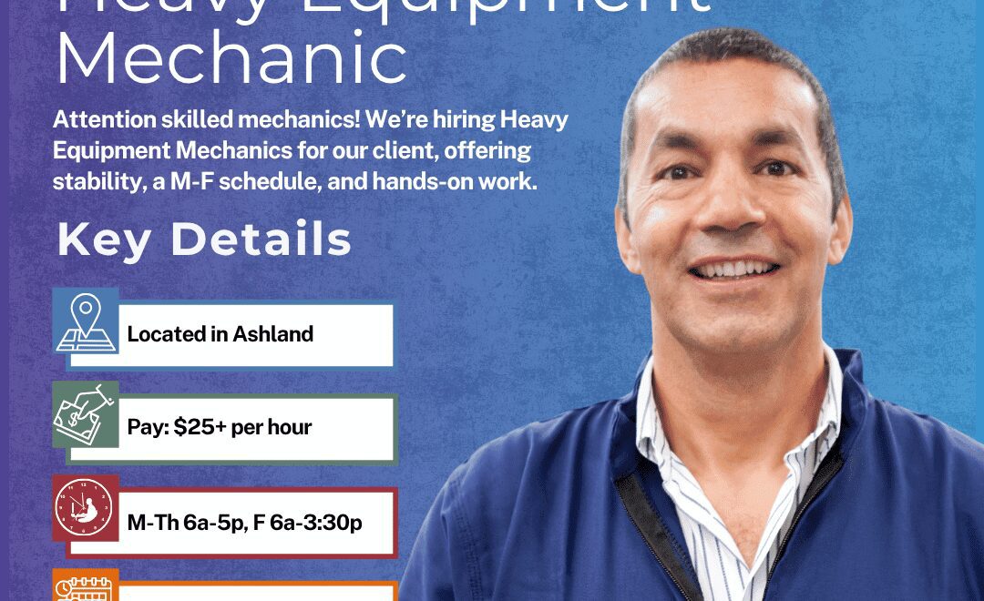 Heavy Equipment Mechanic - Ashland - Web